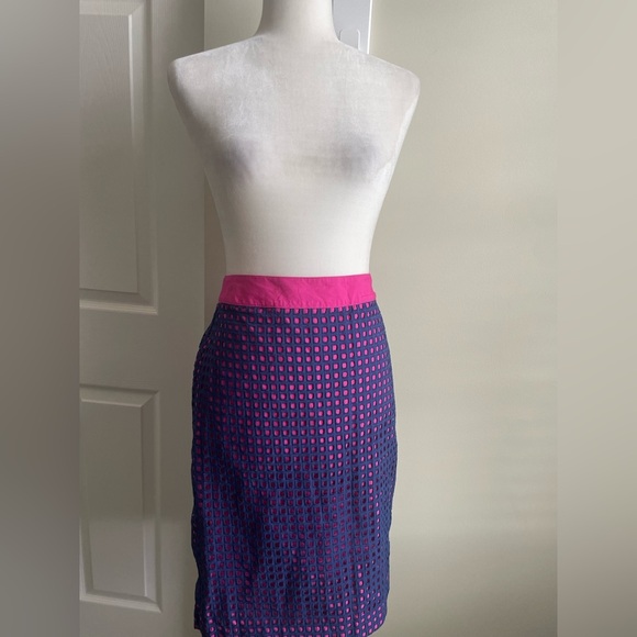 Talbots Geometric Pencil Skirt - Picture 1 of 2
